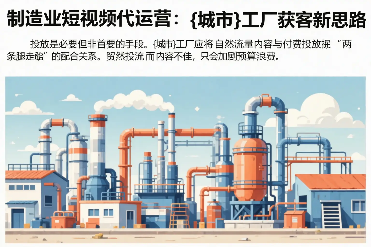 制造业短视频代运营：白云鄂博矿区工厂获客新思路